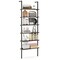 Wall Mounted 6-Tier Ladder Shelf for Books, Plants and Home Organization